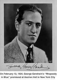 On February 12, 1924, George Gershwin's “Rhapsody in Blue” premiered at  Aeolian Hall in New York City.** **[The piece is one of Gershwin's most  recognizable creations and a key composition that defined