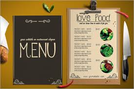 Classes are also an excellent place to meet. 68 Menu Card Templates Free Psd Word Illustrator Designs
