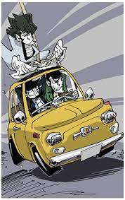 lupin and friends getting around lupin iii robot cartoon ghibli movies