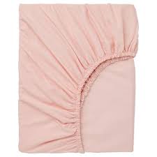 Ullvide Fitted Sheet Dark Blue Ikea In 2020 Fitted Sheet Linen Bedding Ikea
