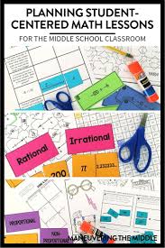 How To Plan Student Centered Math Activities Maths Activities Middle School Math Activities Middle School Math Classroom