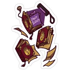 3 2 1 Trust No One Sticker Autumn Stickers Gravity Falls Black And White Stickers