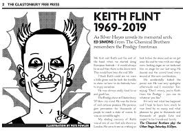 Issue One also includes this lovely piece from The Chemical Brothers' Ed  Simons about the brilliance of Keith Flint, together with an awesome Pete  Fowler illustration https://t.co/xVgcYCC3gv (NB: The date typo in