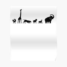 Download Animal Safari Svg Posters Redbubble