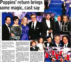 That's royal shakespeare company veteran and frequent film villain david warner as. Mary Poppins Return Brings World Some Magic Cast Say Pressreader
