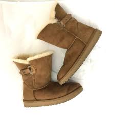Ugg Shoes Ugg Nash Genuine Shearling Boot 12446 Leather Poshmark