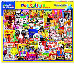 Math puzzle with roman numerals for adults and schoolchildren: White Mountain Puzzles Pop Art Jigsaw Puzzle 1000 Piece Jigsaw Puzzle