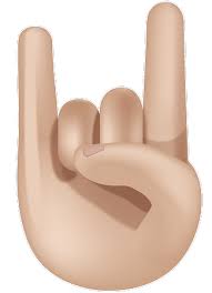 Rock On Emoji Sticker Hand Symbols Imagenes De Emojis Emoji Emojis