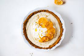 Fennel Orange Almost No Bake Ricotta Cheesecake Kale Caramel Recipe Baked Ricotta Ricotta Cheesecake Healthy Sweets Recipes