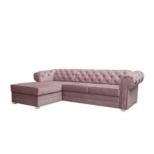 Moeblo Chesterfield Ecksofa Sofa Couch Garnitur Stoff Samt