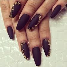 01e751a4857e0530fc847ad0bca102a1 Jpg 236 236 Goldene Nagel Makeup Nagel Matte Schwarze Nagel