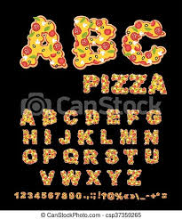.has proven beyond doubt that making something look good makes it effectively taste better too. Abc Pizza Appetizing Letters From Fast Food Edible Font Of Traditional Italian Food Tasty Alphabet Tomatoes And Fresh Canstock
