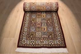 Moud moud teppich von morgenland teppiche in beige, 255 x 160 cm aus korkwolle. Perser Teppich Moud Orientteppich Laufer 400x80cm