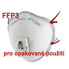 En 149 is a european standard of testing and marking requirements for filtering half masks. Respirator 3m 8833 Ffp3 R D Pro Opakovne Pouziti Proti Bakteriim A Virum
