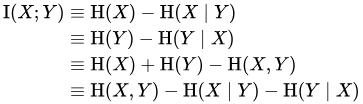 It is equal to zero if and only if two random variables are independent, and higher values mean higher dependency. Mutual Information Wikipedia