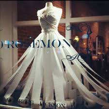 Pin By Lindsey Smith On For The Day I Say I Do Toilet Paper Wedding Dress Bachlorette Party Bridal Fair
