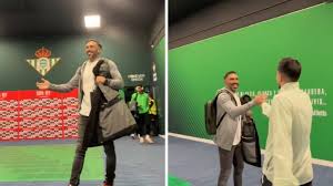 La reacción de Eder Sarabia al pisar La Cartuja por primera vez