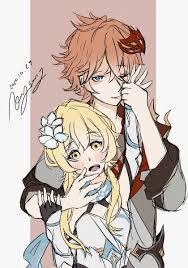 Here's all you need to know about their age, height, birthdays, and more. Childe X Lumine Ll Genshin Impact Anime Chibi Anime Anime Red Hair