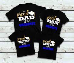 Whether you're graduating or someone who wants to show off the accomplishments of a grad, you'll find the right design (some even designated just for mom & dad)! Proud Senior Graduation Shirts