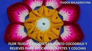 Enviar por correo electrónico escribe un blog compartir con twitter compartir con facebook compartir en amigas aquí les dejo unos lindos modelos a crochet para niñas , gracias a mi amiga silvia que compartió conmigo, están bellisimos. Aprende Como Tejer A Crochet Flor En Punto Cocodrilo Y Relieves Para Aplicar En Tapetes Y Colchas