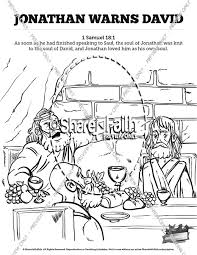 82 saul and his sons die in battle. 1 Samuel 20 David And Jonathan Sunday School Coloring Pages Sunday School Coloring Pages