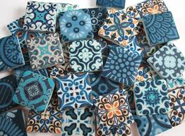 They are easy to install using ordinary tile materials. Ceramic Mosaic Tiles Premium Matte Finish 1 Inch 36 Piece Etsy Mosaic Tiles Ceramic Mosaic Tile Mosaic