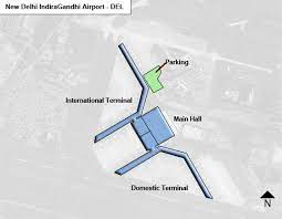 View food & shops by terminal. New Delhi Indira Gandhi Airport Del Domestic Terminal Map