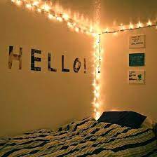 Maybe you would like to learn more about one of these? Dekorasi Dinding Kamar Unik Keren Dengan Lampu Christmas Lights In Bedroom Christmas Lights In Room Bedroom Decor Lights