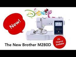 Introducing The New Brother M280d Disney Sewing Embroidery Machine Sewing Brother Embroidery Machine Innovis Machine Embroidery