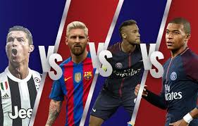 Neymar von psg jubelt nach dem spiel gegen rb leipzig. Ronaldo Vs Messi Vs Neymar Vs Mbappe Wallpapers Fur Android Apk Herunterladen