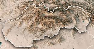 Slovakia is bordered by czech republic and poland to the slovakia is one of nearly 200 countries illustrated on our blue ocean laminated map of the world. Topographic Map Of Slovakia Maps On The Web