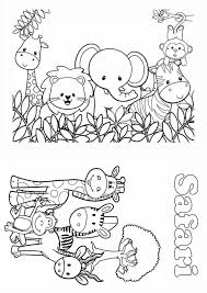 safari coloring page