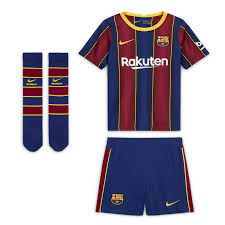 Featuring a reimagined red and blue stripe layout. Kit Nike Barcelona Nino 3 8 Anos 2020 2021 Futbolmaniakids