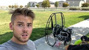 Flying In Crazy Mid Day Thermals On A Paramotor