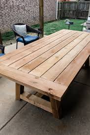 With this in mind, let's take a look at the some examples of affordable, low budget backyard diy ideas that will optimize your outdoor space. Diy Outdoor Dining Table Restoration Hardware Dupe Thrifty Pineapple Diy Outdoor Table Outdoor Dining Table Diy Patio Table