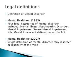 Forensic Applied Cognitive Psychology 1 Quiz On Mental Health Awareness Legal Definition Of Sanity Insanity Mental Health Act 1983 Stigma Ppt Download