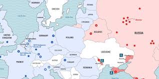 Organisation du traité de l'atlantique nord. Map Of The Russia Nato Confrontation