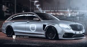 Mercedes Benz S Class Estate Screams Aggressiveness Through Its Pores Carscoops Benz S Class Mercedes S Class Mercedes Benz