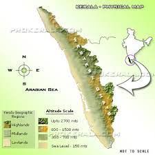 Share any place, address search, ruler for distance measuring, find your location. Kerala Geographical Map Physical Map Of Kerala Geography Of Kerala Showing Altitude