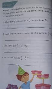 Fichas de matemáticas para imprimir. Libro De Matematicas De Sexto Grado Primaria Doy Cirona A Una Respuesta Bien Brainly Lat
