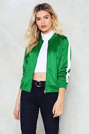 The Strong And Silent Striped Bomber Jacket Nasty Gal