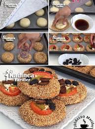susamli simit tadinda mini pizza pogaca tarifi http kadincatarifler com susamli simit tadinda mini pizza pogaca tarifi yemek tarifleri yemek tatli