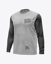 Download Men S Jersey With Long Sleeve Mockup In Apparel Mockups On Yellow Images Object Mockups