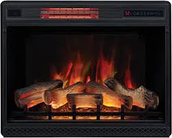 They don't require any maintenance, wood chopping, chimney cleaning or expensive. Amazon Com Classic Flame 28 3d Infrared Quartz Electric Plug And Safer Sensor Fireplace Insert 28 Inches Home Kitchen