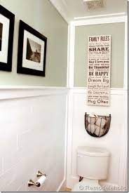 Wire Planter For Toilet Paper Half Bathroom Small Bathroom Diy Plank Wall