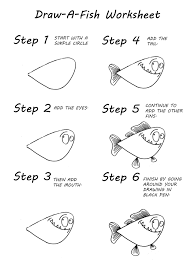 Can You Tell My Workshop Was At A Maritime Centre Step By Step Guide To Drawing A Fish Part 1 Guy Harvey Art Kindergarten Art Guided Drawing