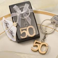 Sleutelhanger 50 Jaar Jubileum Bedankjes