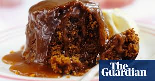 When the cake is completely cool, remove the paper, then drizzle the icing generously over the top. How To Cook Perfect Sticky Toffee Pudding Food The Guardian