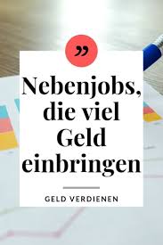 Nebenjobs Die Viel Geld Einbringen So Verdienst Du Nebenbei Geld Geld Verdienen Geld Von Zuhause Geld Verdienen