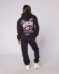 Womens Black Mercier Guerrilla Hoodie – MERCIER